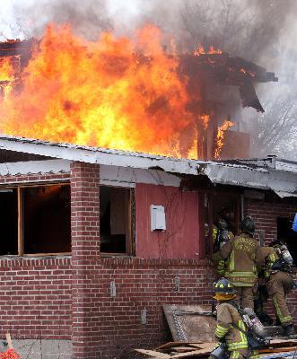 Structure Fire- Mutual aid to Brewster | Brewster Hill Road. Pictures Copyright © 2010 The Journal News